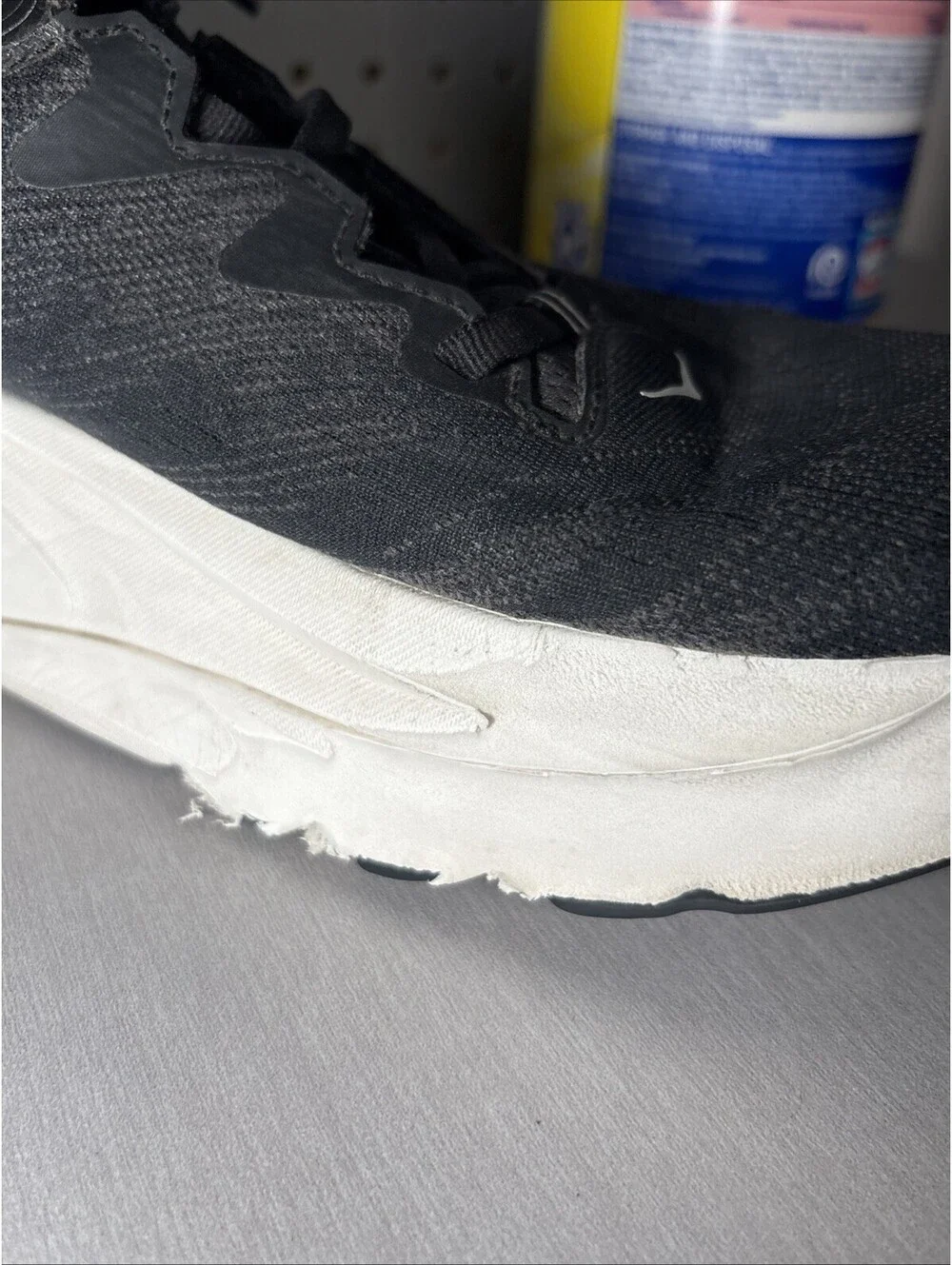 Hoka One One Gaviota 6 Shoes Mens Sz 11 D Black White Running Sneakers
